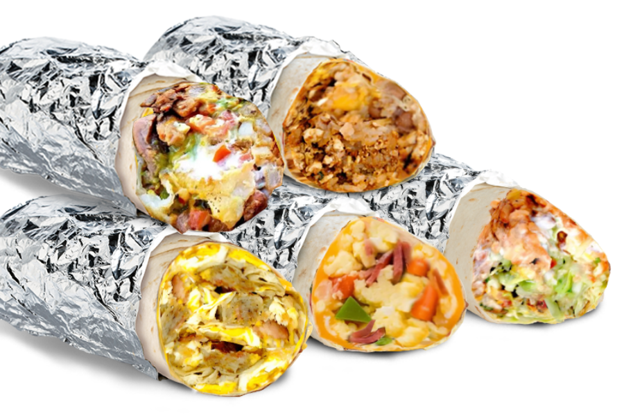 Breakfast Burrito Catering 50 pack. At Pico Pica Rico #1  Mexican Restaurant in Sherman Oaks. 