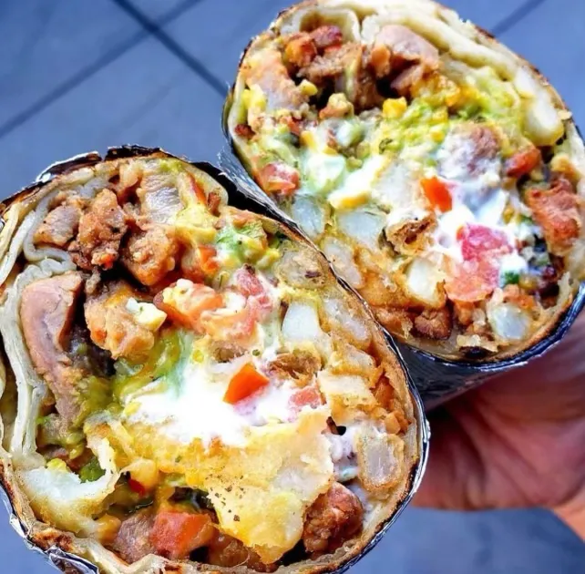 Breakfast Burritos rated #2 in Los Angeles available at Pico Pica Rico Sherman Oaks 