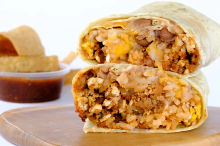 Pico Pica Rico |  Chorizo & Egg Burrito - Chorizo, Egg, Rice, Beans & Cheese