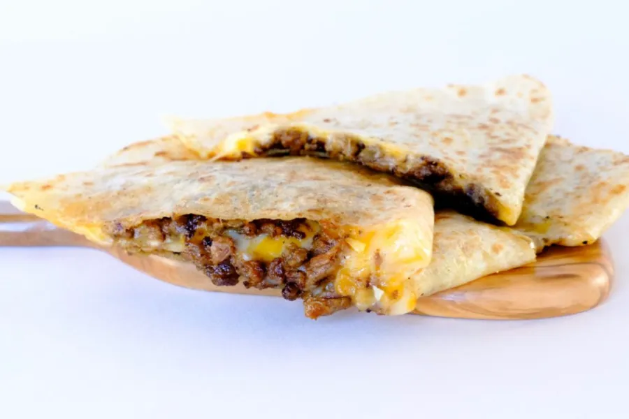 Pico Pica Rico | Meat Quesadilla - Choice of Meat - ( Carne Asada, Chicken, Al Pastor, Carnitas, Cabeza, Chorizo) on a Flour Tortilla | Sherman Oaks 